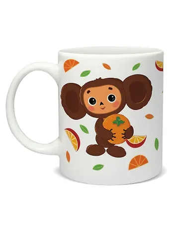 Кружка Чебурашка 330мл (керамика)