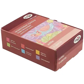 Краски акриловые 6цв  20мл 