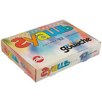 Краски гуашевые 12цв 33мл 