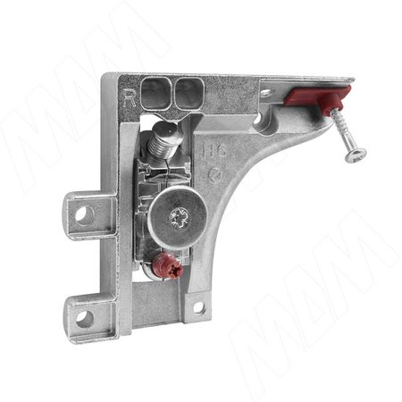 LIBRA H6 Скрытый мебельный навес с креплением на штоки D15, правый (6 34205 00 ZN) libra h7 мебельный навес для коробов нижнего яруса с креплением на винты правый 63422240zn