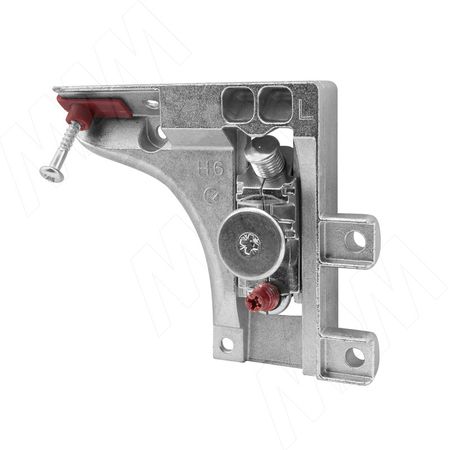 LIBRA H6 Скрытый мебельный навес с креплением на штоки D15, левый (6 34205 10 ZN) libra h7 мебельный навес для коробов нижнего яруса с креплением на винты правый 63422240zn