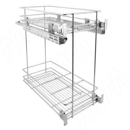 PARTNER Двухуровневая корзина 300 мм, направляющие плавного закрывания (EGPHM30B2PR) воздушный фильтр newone для бензопилы partner p350s