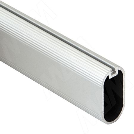 Штанга овальная 15х30, с пазом под демпфер, серебро (анод), L-3000 (TA02ALGR)