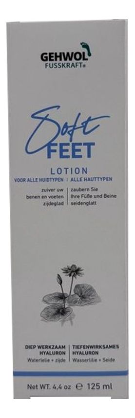 Лосьон Водяная лилия и шелк Fusskraft Soft Feet Lotion: Лосьон 125мл