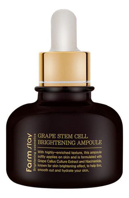 Ампульная сыворотка для лица с фито-стволовыми клетками винограда Grape Stem Cell Whitening Ample 30мл либридерм стволовые клетки винограда крем эксперт для лица и шеи 50 мл разгл морщины