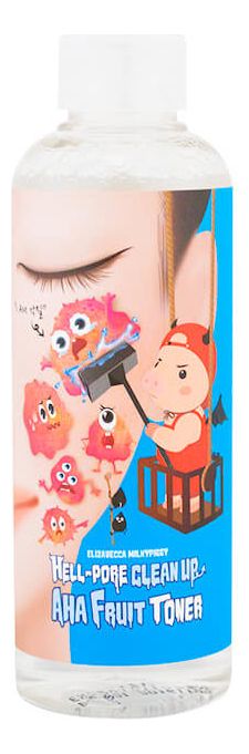 Пилинг-тонер с фруктовыми кислотами Milky Piggy Hell-Pore Clean Up Aha Fruit Toner 200мл суэхиро маруо томино в аду том 1 ад томино tomino s hell манга