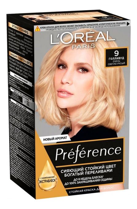 Краска для волос Preference : 9 Голливуд чарльз буковски голливуд