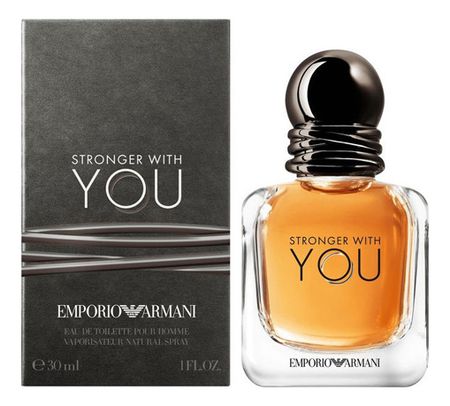Emporio Stronger With You: туалетная вода 30мл with style туалетная   30мл