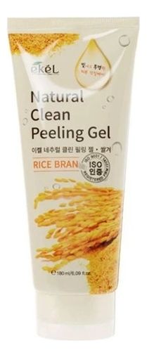 Пилинг-скатка для лица с экстрактом коричневого риса Rice Bran Natural Clean Peeling Gel 180мл: Пилинг-скатка 180мл лосьон для лица momotani увлажняющий лосьон с экстрактом риса