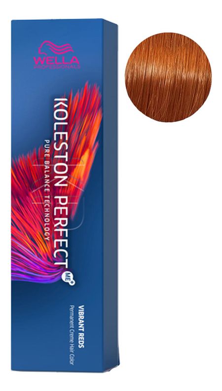 Стойкая крем-краска для волос Koleston Perfect Color Vibrant Reds 60мл: 7/34 Вишневый грог
