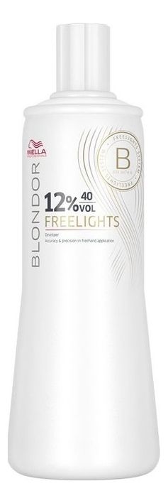 Окислитель для волос Blondor Freelights 1000мл: Окислитель 12%