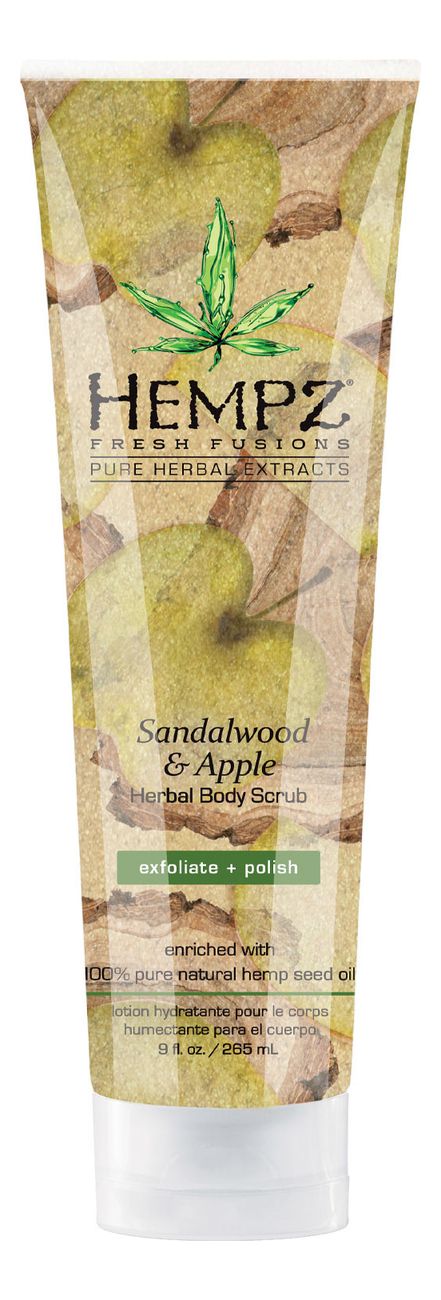 Скраб для тела Sandalwood & Apple Herbal Body Scrub (сандал и яблоко): Скраб 265мл