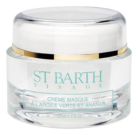 Крем-маска для лица c зеленой глиной Visage Creme Masque a l'Argile Verte Et Ananas 50мл пенка для умывания dr f5 пенка для умывания лица с зеленой глиной