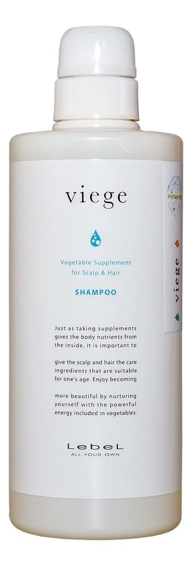 Шампунь восстанавливающий для волос и кожи головы Viege Shampoo: Шампунь 600мл