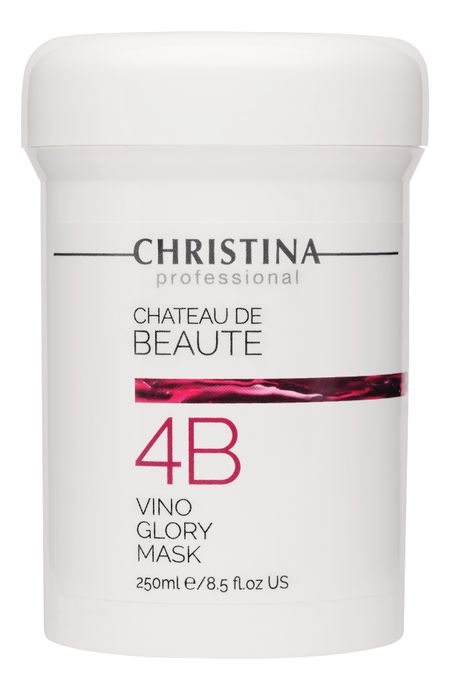 Маска для лица на основе экстрактов винограда Chateau de Beaute Vino Glory Mask Step 4B 250мл либридерм стволовые клетки винограда крем эксперт для лица и шеи 50 мл разгл морщины