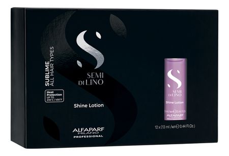 Лосьон для блеска волос Semi Di Lino Sublime Shine Lotion 12*13мл