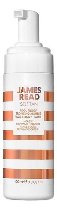 Бронзирующий мусс для лица и тела Self Tan Fool Proof Bronzing Mousse Face & Body Dark 100мл