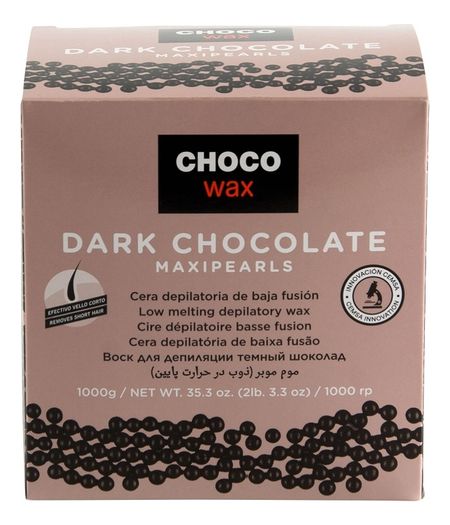 Горячий воск для депиляции в гранулах Темный шоколад Choco Wax Dark Chocolate 1000г напиток на основе шоколада растворимый elza choco band hot chocolate горячий шоколад