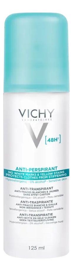 Дезодорант-антиперспирант против белых и желтых пятен Anti-Transpirant 48H 125мл: Дезодорант 125мл