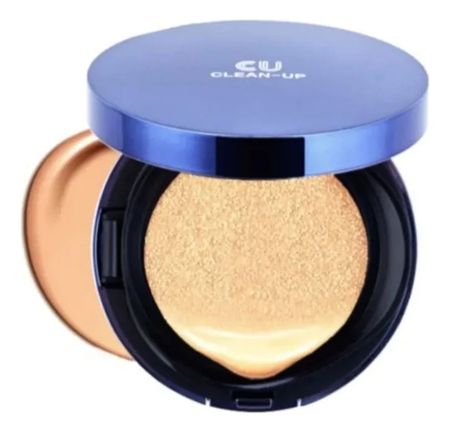 Тональный кушон для лица со сменным блоком Clean-Up Skin Fit Cushion Pact SPF50+ PA+++ 15/15г: No 21 папка обложка для тетради со сменным блоком funny
