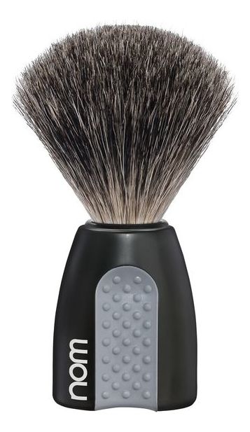 Помазок натуральный барсучий ворс Nom Erik (черный пластик) барсукор барсучий жир капс 100