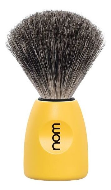 Помазок натуральный барсучий ворс Nom Lasse (желтый пластик) барсукор барсучий жир капс 100