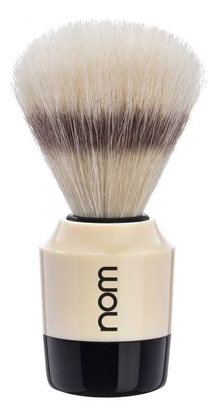 Помазок щетина кабана Nom Marten (кремовый пластик)