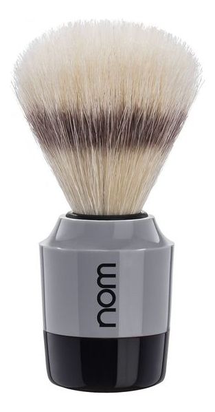 Помазок щетина кабана Nom Marten (серый пластик)