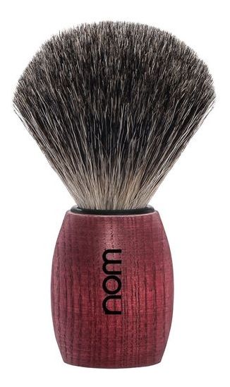 Помазок натуральный барсучий ворс Nom Ole (мореный ясень) барсукор барсучий жир капс 100