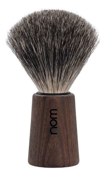 Помазок натуральный барсучий ворс Nom Theo (темный ясень) барсукор барсучий жир капс 100