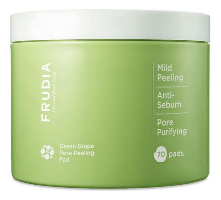 Отшелушивающие диски для лица с экстрактом зеленого винограда Green Grape Pore Peeling Pad: Диски 70шт мармелад жевательный madehao с соком зеленого винограда китай 32 г