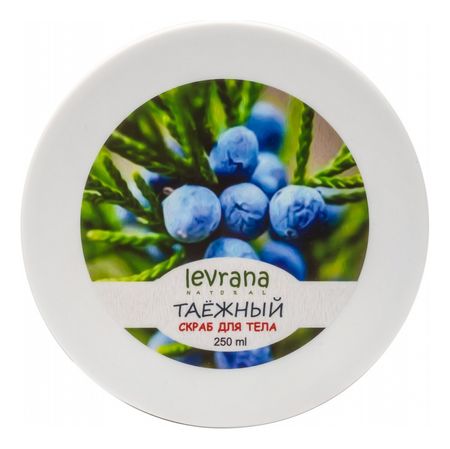 Солевой скраб для тела Таежный 250мл мед очный кедровый бор таежный 245 г