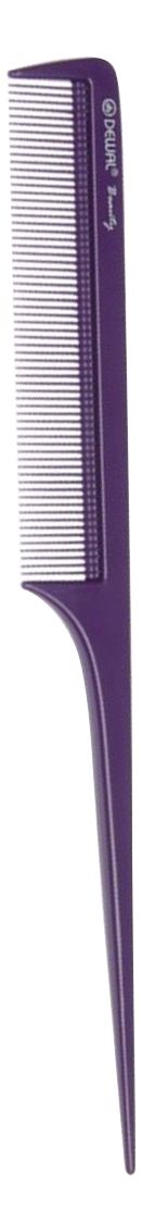 Расческа Beauty с пластиковым хвостиком 20,5см (синяя)