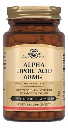 Биодобавка Альфа-липоевая кислота Lipoic Acid 30 капсул альфа липоевая кислота clampharm капсулы 60шт
