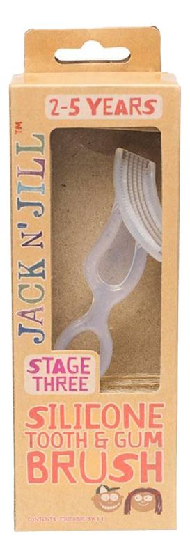 Силиконовый массажер для десен Silicone Tooth & Gum Brush Stage Three прорезыватель массажер для десен с 4 мес курносики 23170