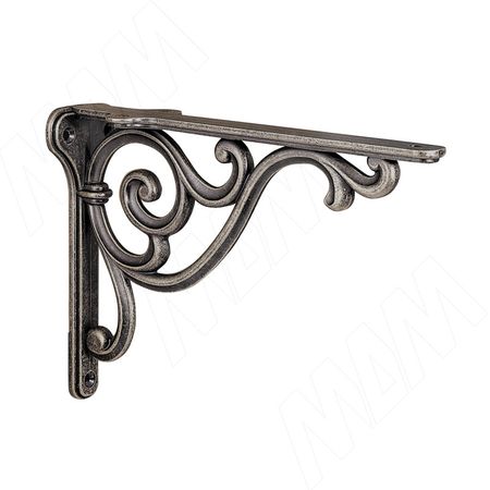 ROME Менсолодержатель для деревянных полок L-200 мм, бронза состаренная (WRM.800.200.00AB) зеркало в багетной раме evoform виньетка состаренная бронза 56 мм 60 4х60 4 см