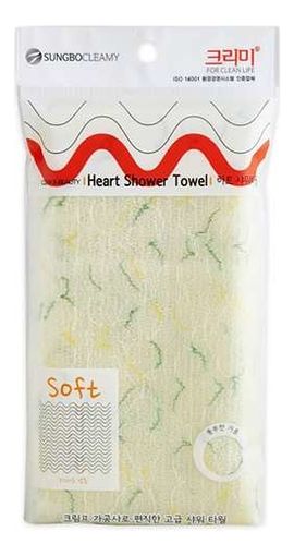 Мочалка для душа Heart Shower Towel 28*95см (в ассортименте)