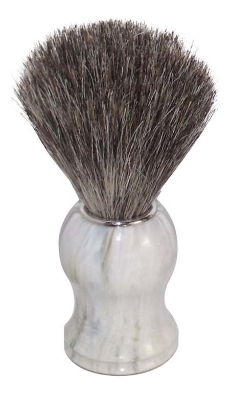 Помазок для бритья барсучий ворс (перламутр) барсукор барсучий жир капс 100