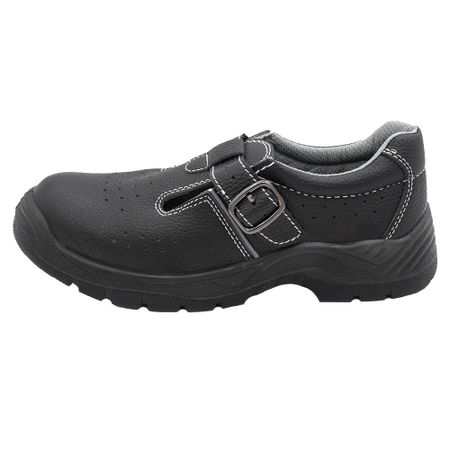 Сандалии рабочие из искусственной кожи с защитным подноском размер 41 черные Мистраль Аскет (134463)