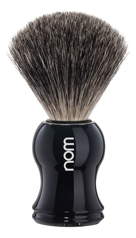 Помазок натуральный барсучий ворс Nom Gustav (черный пластик) gustav meyrink der golem голем