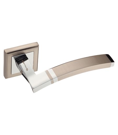 Ручка дверная Palladium City A Tesoro SN/CP квадратная розетка матовый никель/хром