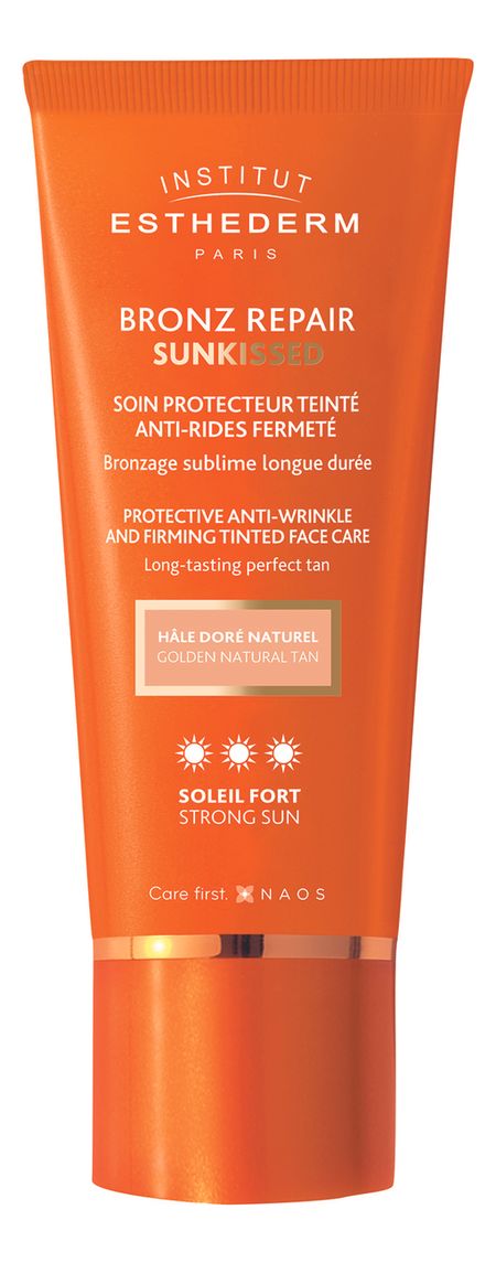 Крем для лица c оттеночным эффектом Bronz Repair Sunkissed Protective Anti-Wrinkle Firming Face Care Strong Sun 50мл