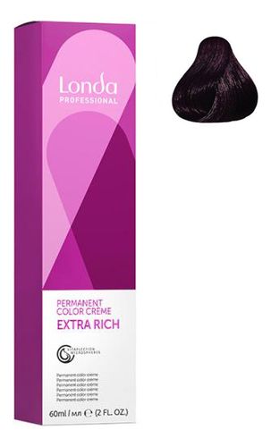 Стойкая крем-краска для волос Permanent Color Creme Extra Rich 60мл: 3/5 Темный шатен красный краска для волос garnier color naturals тон 3 12 ледяной темный шатен