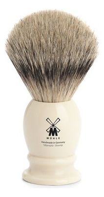 Помазок Смола, цвет слоновой кости Classic (барсучий ворс высшей категории Silvertip): Размер M барсукор барсучий жир капс 100