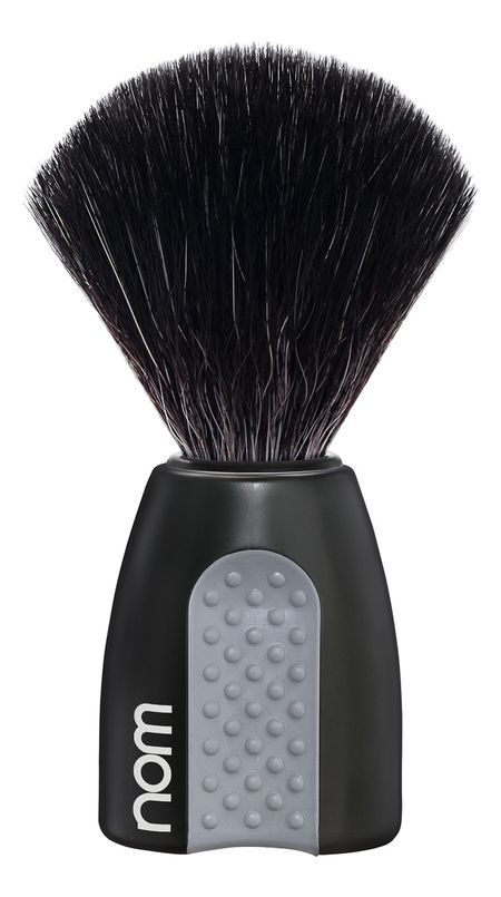 Помазок черная фибра Nom Erik (черный пластик)