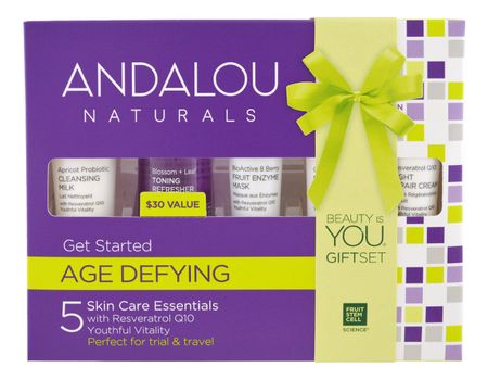 Набор для лица Age Defying Get Started (молочко 24мл + тоник-спрей 30мл + маска 15мл + ночной крем 12мл + пептидный крем 12мл) ангидак спрей для местн прим дозир 0 255мг доза 30мл 176доз