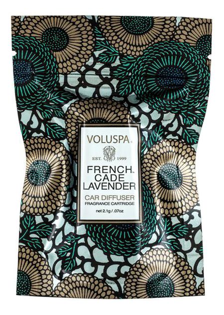 Сменный блок для автодиффузора в автомобиль French Cade Lavender (французский можжевельник  и лаванда)