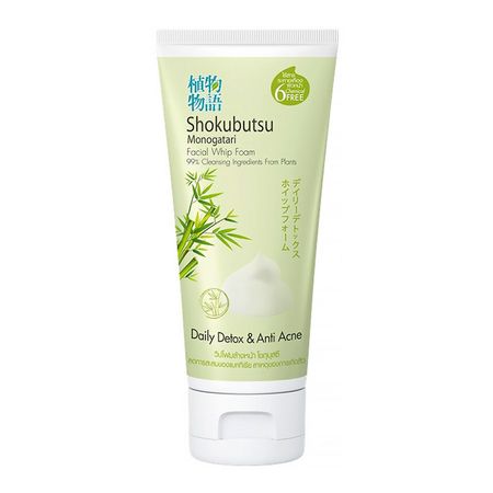 Пенка-детокс Shokubutsu для умывания с бамбуком 100 г