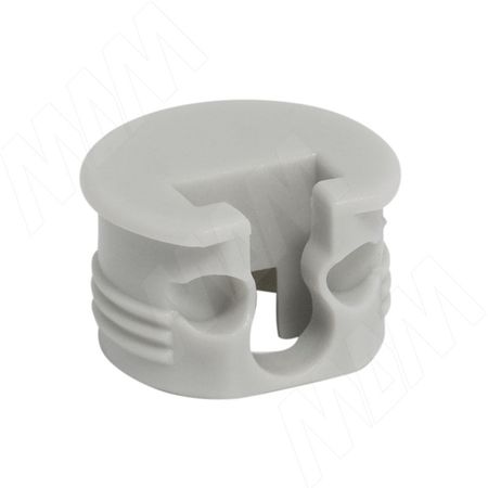 SI03 Полкодержатель для деревянных полок с фиксацией, серый (SI033)