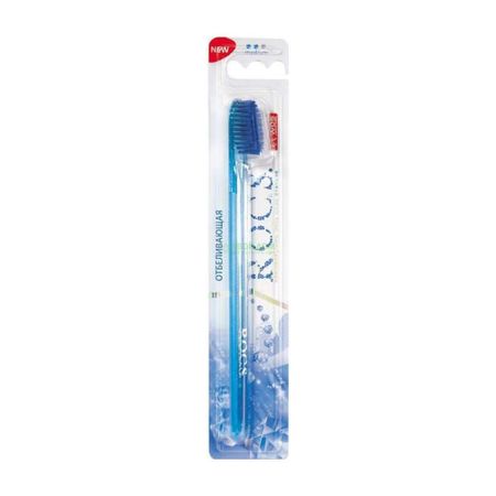 Зубная щетка Rocs Отбеливающая средняя Blue (03-04-017)